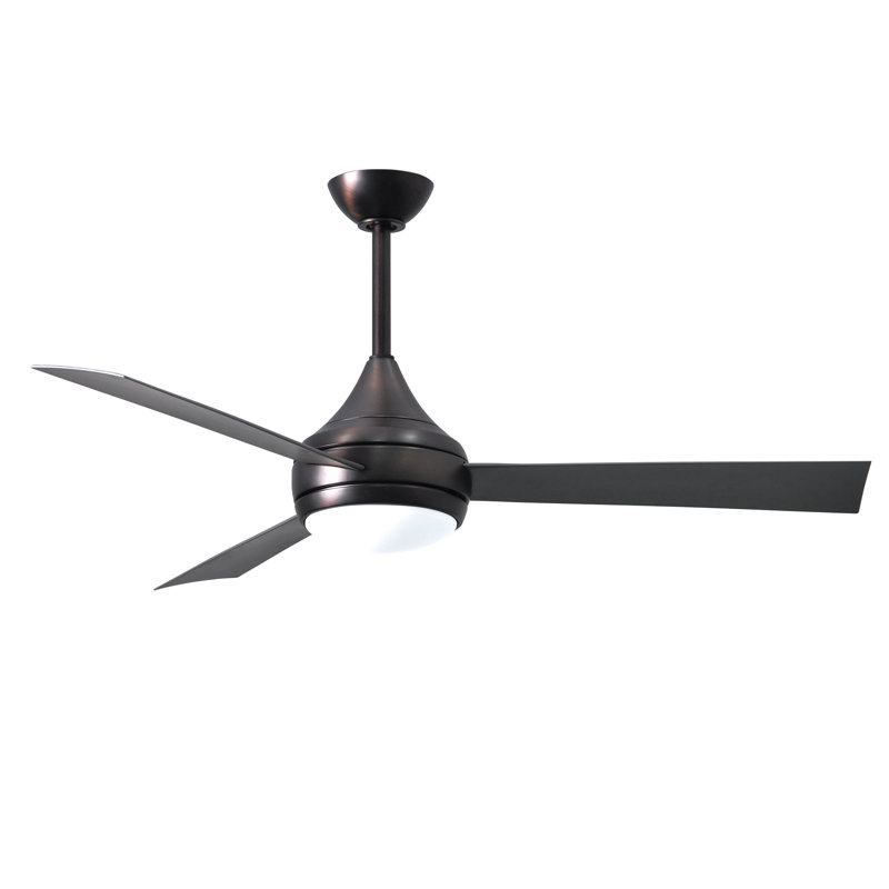 Latitude Run® 52" 3 Blade Outdoor LED Propeller Ceiling Fan with